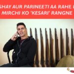 Akshay Kumar Instagram - Aap ki Holi #Kesari rang ne, aa rahe hain @parineetichopra aur main. So be ready all day tomorrow, only on @radiomirchi with @rjnaved #MirchiBanaKesari