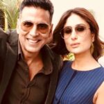 Akshay Kumar Instagram - My #MondayMotivation, Bebo...trying to keep up with my super glamorous co-star 😎 #KareenaKapoorKhan #GoodNews