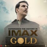 Akshay Kumar Instagram - Excited to share the news that you can experience Gold in IMAX. Watch the new 60 sec trailer launching with IMAX tomorrow. Stay tuned! #GoldIMAXTrailer @excelmovies @imax