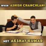 Akshay Kumar Instagram - One of my most nonsensical meeting...watch to know what happened when I met @ashishchanchlani for #Gold promotions. Out now :) Link in bio @excelmovies