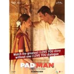 Akshay Kumar Instagram - Watch the greatest love story of the season. Celebrate love with #PadMan ❤Tickets booking link in bio ‪@PadManTheFilm @sonamkapoor @radhikaofficial @twinklerkhanna @sonypicturesin @kriarj #RBalki