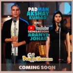 Akshay Kumar Instagram – ‪Collaborated with a very talented Youtuber, @aranyajohar for @PeepingMoon. Stay tuned for the teaser tomorrow.‬ @PadManTheFilm @sonamkapoor @radhikaofficial @twinklerkhanna @sonypicturesin @kriarj #RBalki #9Feb2018