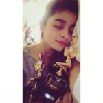 Alia Bhatt Instagram - Thank you #StarScreenAwards for my two new friends! Thank you Chaubey and @gauris! Here's to Udta Zindagi ;) love you @karanjohar forever ❤️