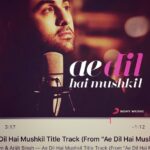 Alia Bhatt Instagram - THIS SONG! ❤️❤️❤️❤️❤️❤️❤️❤️ #cantgetoverit #aedilhaimushkil