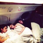 Alia Bhatt Instagram – Some beauty sleep in harmony! Touchdown LA!!!! See you tonight guys..👊👊👊 #DreamTeam #katrina