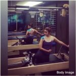 Alia Bhatt Instagram – #takeiteasytuesday – Cleopatra on the Reformer one of my fav exercises!!! Killer side stretch when my body is all sore from the dancing :) thank you @yasminkarachiwala for you’re innovative video skills 😜 and for my lovely workout 💪 #yasminsbodyimage #befitbecauseyoudeserveit #ASkyFullOfStars