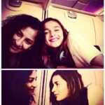 Alia Bhatt Instagram - And finally with my very very lovely director!!!! Thank you for the ride.. It was madnessssss just the way I like it haha 😀😀😀