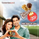 Alia Bhatt Instagram - My favorite gifts come in small packages. Just ask @CornettoIndia - #ShowYourLove