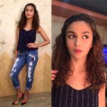 Alia Bhatt Instagram - Interview madness today! hair by my lovely @ayeshadevitre and make up by @uday104 styled by my fav @stylebyami @shnoy09 @sajzdot #KapoorAndSons