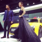 Alia Bhatt Instagram – Style for style!! Launching the all new Audi R8 yesterday & wearing my fav @prabalgurung!! @stylebyami hair by @ayeshadevitre and make up by Puneet 😀