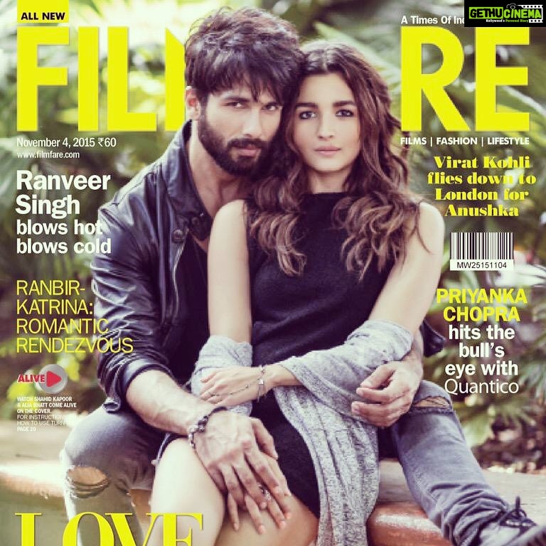 Alia Bhatt Instagram - #ShaandaarLove @shahidkapoor