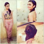 Alia Bhatt Instagram - Going retro today wearing Nida Mehmood #ShaandaarPromotions @ayeshadevitre @vardannayak @stylebyami @shnoy09 @sajzdot