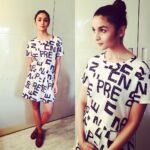 Alia Bhatt Instagram - Today in Sophyline and co for a longggggggg day of interviews.. @ayeshadevitre @vardannayak @stylebyami @shnoy09 @sajzdot