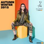 Alia Bhatt Instagram – ALIA BHATT FOR JABONG – AUTUMN WINTER ;)