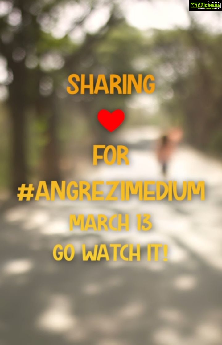Alia Bhatt Instagram - Sharing ❤ for #AngreziMedium. @irrfan @homster #dineshvijan @maddockfilms @anaitashroffadajania @lakshmilehr 🎶@soulfulsachin @jigarsaraiya 🎤@vishaldadlani 🎥 @ss_pillai