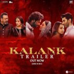 Alia Bhatt Instagram – Kalank trailer out now!! Link in BIO.
