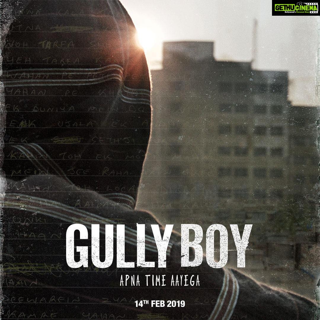 Alia Bhatt Instagram - Gully Boy💙 #ApnaTimeAayega