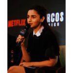 Alia Bhatt Instagram – Netflix & Narcos✌️