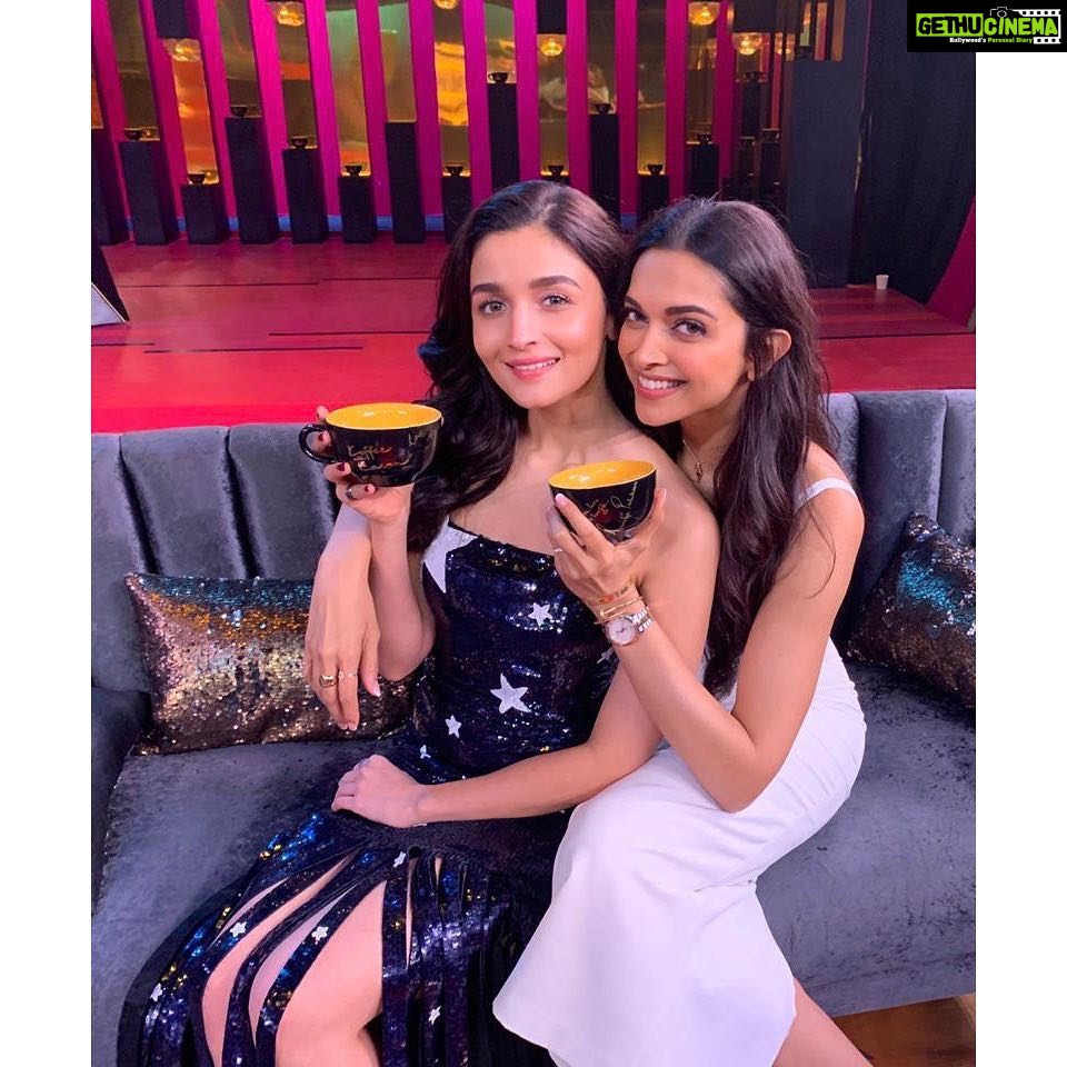 Alia Bhatt Instagram - Cuppa koffee with this beauty 💕 @deepikapadukone
