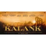 Alia Bhatt Instagram - KALANK ♥️