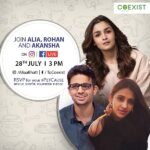 Alia Bhatt Instagram – Join us!!! #CoExist