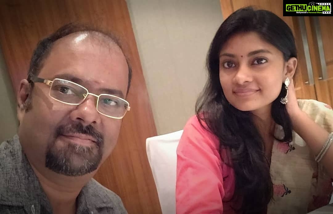 Ammu Abhirami Instagram - HAPPY BIRTHDAY DADDYPA❤️ Words can never explain how much i immensely love and adore you...I feel extremely blessed and proud to be your daughter (your little princess forever)... From being my father to my true best friend, i can always rely on you...you are my world appa...You are my inspiration...Your such a positive person and an amazing Father, husband, brother, friend everything a gentleman can be you do with utmost excellence....Love you soo much appa😘 I'll try my best to make you proud always...❤️❤️❤️