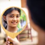 Ammu Abhirami Instagram – ✨Even the mirror smiles only when you smile😊✨