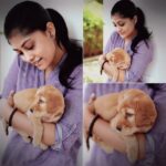 Ammu Abhirami Instagram - Welcome home❤️ JOY❤️ @ashwinvinayagam Thank you soo much for giving her to me😃❤️ #cockerspanielpuppy