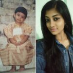 Ammu Abhirami Instagram - CHILDHOOD nd NOW ... #DARE COMPLETED 🙈 @nivie_10 😘😘😘 sweetest senior cutty pie evr....