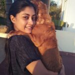 Ammu Abhirami Instagram - The only weight worth carrying☺ PS: She was fresh outta jojo, so sun dried her out😂