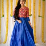 Ammu Abhirami Instagram – 💙💙💙
Outfit & Jewellery: @tamarachennai 
MUA : @kabooki_mua 
Hair : @jamunadevraj 
Photography : @harini_sarathy 
Decor : @thebells_decors