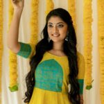 Ammu Abhirami Instagram - 💛💛💛 Outfit & Jewellery: @tamarachennai MUA : @kabooki_mua Hair : @jamunadevraj Photography : @harini_sarathy Decor : @thebells_decors