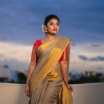 Ammu Abhirami Instagram – ✨Tradition is the illusion of permanance✨
Styling: @rincy_shankar 
H&M: @divyamakeupandhair 
Photography: @portraitsbyrajeshthanikachalam