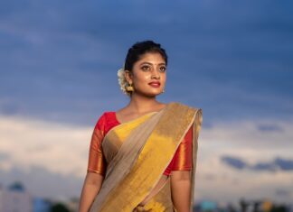 Ammu Abhirami Instagram - ✨Tradition is the illusion of permanance✨ Styling: @rincy_shankar H&M: @divyamakeupandhair Photography: @portraitsbyrajeshthanikachalam
