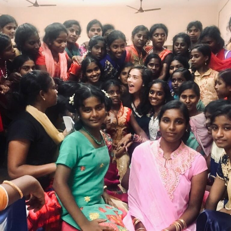 Amy Jackson Instagram - #internationaldayofthegirl Look at their faces… Every. Single. One of these brilliant little girls deserves the right to gender equality and fair opportunities. After working with the Sneha Sargar Orphange over the years with my dearest @caroline2407_ I’ve met the most incredibly strong young women who are destined to make their dreams come true and we all have a duty to ensure that they are able to make those dreams their reality. Every child deserves to live in an equal world #dayofthegirl Mumbai, Maharashtra