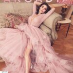 Amy Jackson Instagram - Thankyou @thearcadiaonline for having me on your Spring front cover!! All my love to the entire team - Glam Squad @nikki_makeup @naradkutowaroo @jennifer.michalski.bray.style | photography by @catherineharbour