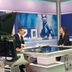 Amy Jackson Instagram - Talking about the success of 2.0 and life in India with @skynews this morning #scouse 😬 British Sky Broadcasting