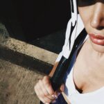 Amy Jackson Instagram - On it 🎾 @aloyoga
