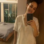 Angira Dhar Instagram – Work from 🏡 work those PJs