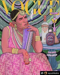 Angira Dhar Instagram - How cool is this artwork!! Thank you @ayushkalra this is definitely going up my wall!