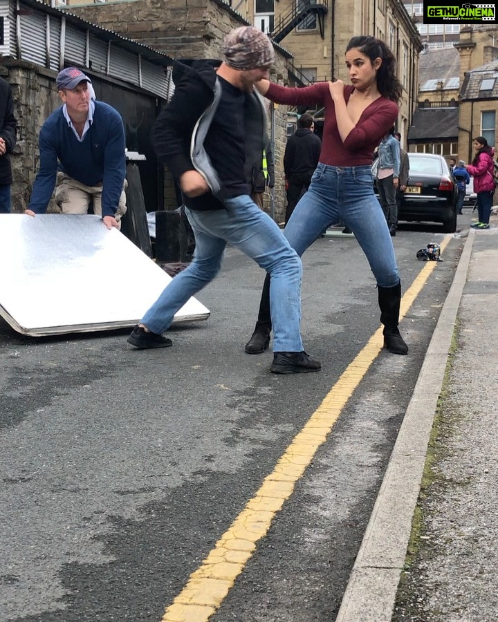 Angira Dhar Instagram - Twist em up like a pretzel 🥨 #BTS #practice #commando3 #throwback