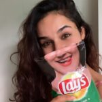 Angira Dhar Instagram - A little cute, a little sweet, a little bubbly but very very naughty! That’s what my friends say about me - so sharing my very own, customized naughty smile with you guys! #SmileWithLays and show me what you are made of and tell me in the comments below what your squad says about you! 😉 #SmileDekeDekho @lays_india