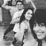 Angira Dhar Instagram – Look what I found @vickykaushal09!! #throwback to #rehearsals #chickendance #LPSF