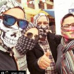 Angira Dhar Instagram – ⛰Family that bikes together… stays together 🏍 Ladakh, India