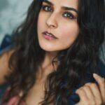 Angira Dhar Instagram - When in between your thoughts 💭 . . . 📷 @rohanshrestha Make-up & Hair by @makeupwali Styled by @muskaan.goswami