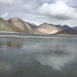 Angira Dhar Instagram - There is sooooo much beauty out there to just gape at and feel lucky to have seen it! #nofilterneeded for this magnificent view of #pangonglake Pangong Tso