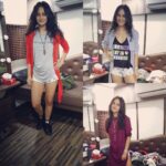Angira Dhar Instagram – Dominos behind the scenes.. #dresstrials