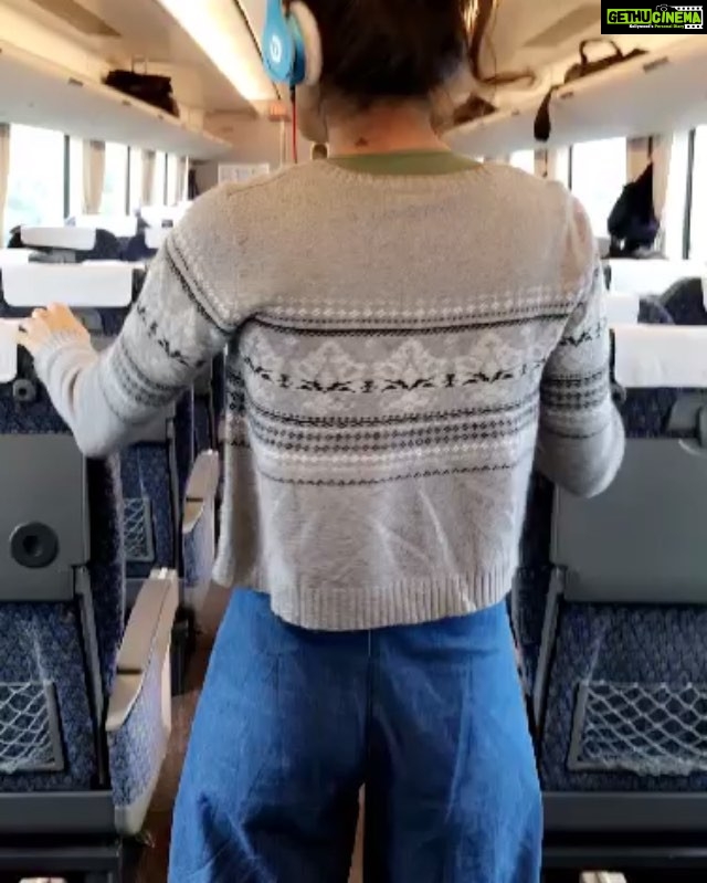 Angira Dhar Instagram - Happy dance back to Tokyo Shinkansen Bullet Train