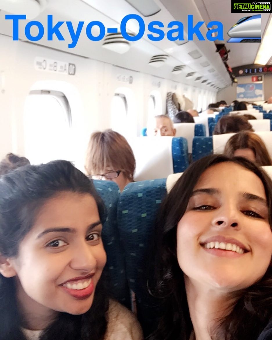 Angira Dhar Instagram - #shinkansen tOKyo to OsaKa Shinkansen Bullet Train