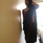 Angira Dhar Instagram – Saree draping attempt #1 😎